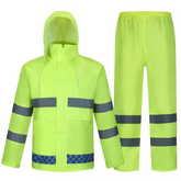 Hi Vis Waterproof Safety Jacket Security Guard Reflective Men's Construction Workwear