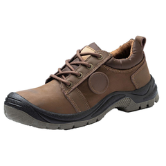 High-top anti-smash and anti-puncture men's comfortable non-slip wear-resistant safety shoes