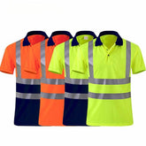 Reflective Safety Shirt High Visibility Classic T-Shirts Quick Dry Safety Shirts for Men and Wome