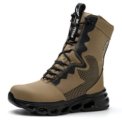 Mining and Heavy Industry Dust-proof Boots High-top Steel Toe Safety Boots