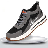 High Quality Safety Shoes Fashion Outdoor Work Steel Toe Smash Resistant Rubber Sole Safety Shoes