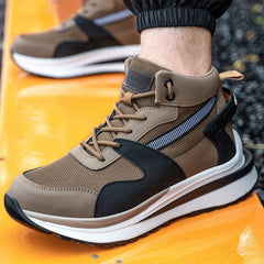 Industrial Genuine Leather Outsole Leather Upper Safety Shoes