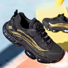 New Factory Custom Anti-smash Anti-puncture Lightweight Men's Steel Toe Industrial Construction S3 Men's Safety Shoes