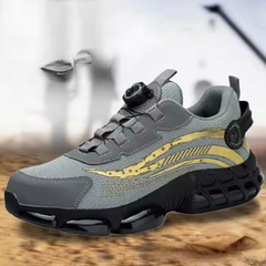 New Factory Custom Anti-smash Anti-puncture Lightweight Men's Steel Toe Industrial Construction S3 Men's Safety Shoes