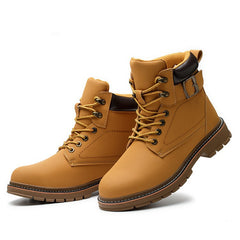 High Top Leather Upper Working Labor Insurance Safety Shoes for Men Safety Boots