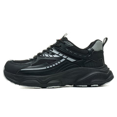 Anti-smash and anti-puncture breathable lightweight summer with steel toe safety shoes