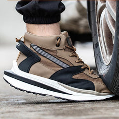 Industrial Genuine Leather Outsole Leather Upper Safety Shoes