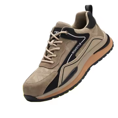 MaxiPact Outdoor Sports Work Boots Keiflar Anti-stab Midsole Steel Toe Flying Knit Rubber Outsole Safety Hiking Shoes