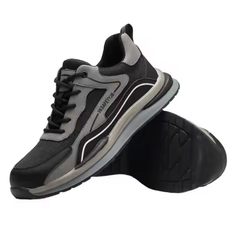 MaxiPact Outdoor Sports Work Boots Keiflar Anti-stab Midsole Steel Toe Flying Knit Rubber Outsole Safety Hiking Shoes