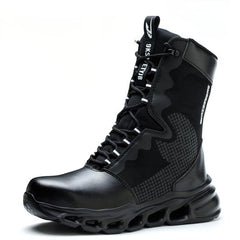 Mining and Heavy Industry Dust-proof Boots High-top Steel Toe Safety Boots