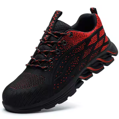 Lightweight Men's Safety Work Shoes for Summer & Winter Autumn Anti-smashing Steel Toe Sneakers Secure Comfortable Footwear