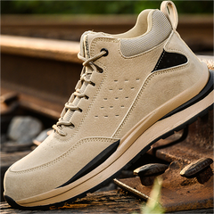 New Men's Lightweight Breathable Fashion Work Safety Shoes