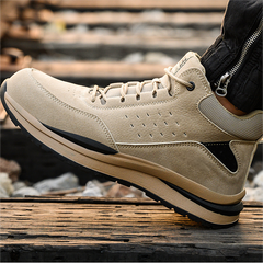 New Men's Lightweight Breathable Fashion Work Safety Shoes