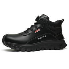 Manufacturer Factory Custom Safety Shoes for Men Steel Toe Anti-smashing Stab-resistant Leather Waterproof S3 Wholesale
